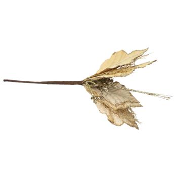 Пуансетия искусственная 22см шампань - купить, цены на Таврия В - фото 1