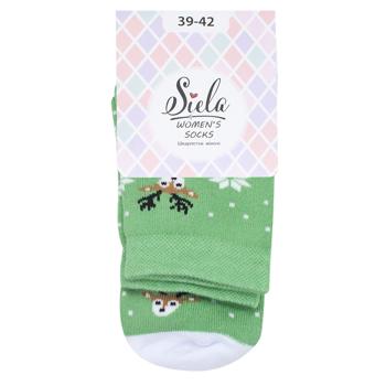 Siela Deer Classic Terry Women's Socks s.39-42 Turquoise