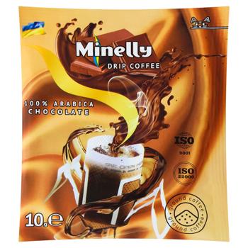 Minelly Chocolate Flavored Drip Coffee 10g - buy, prices for MegaMarket - photo 1