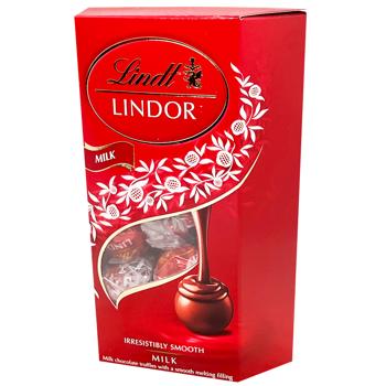 Цукерки Lindor Balls Milk Lindt молочний шоколад 200г - купити, ціни на WINETIME - фото 2