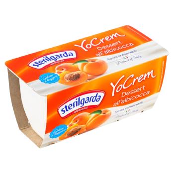 Sterilgarda yogurt Cream with apricot 2pcs*100g - buy, prices for Grono - photo 1