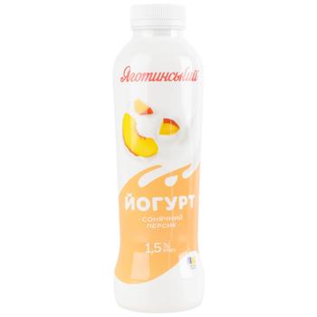 Йогурт Яготинский Персик 1,5% 520г - купить, цены на Auchan - фото 1