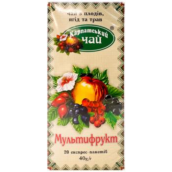 Karpatskyi Chay Multifruit Fruit Tea 2g*20pcs - buy, prices for Epicentr FOOD - photo 2