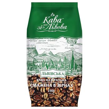 Kava zi Lvova Lviv Coffee Beans 240g - buy, prices for MegaMarket - photo 2