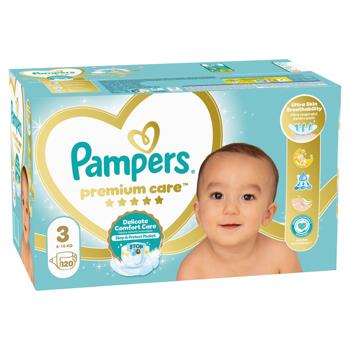 Pampers Premium Care Midi Diapers 3 6-10kg 120pcs - buy, prices for - photo 3