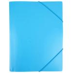 Auchan Colour A4 Blue Folder with Elastic Band 0.5mm