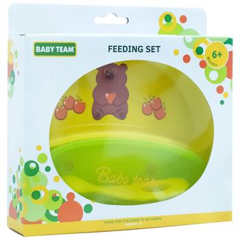 Baby Team Feeding Set 3pcs - buy, prices for Auchan - photo 1