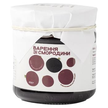 Jam Grono blackcurrant 200g - buy, prices for Grono - photo 1