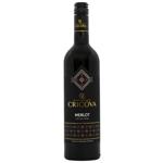 Вино Cricova Мерло Национальное сухое красное 12,5% 0,75л