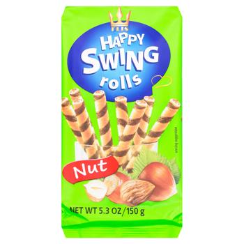 Flis Swing Wafer Rolls with Hazelnut Filling 150g - buy, prices for COSMOS - photo 1