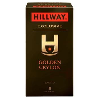 Hillway Exclusive Golden Ceylon Black Tea 2g*25pcs - buy, prices for COSMOS - photo 1