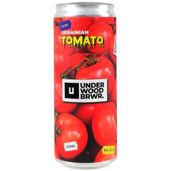 Пиво Underwood Ukrainian Tomato Gose светлое нефильтрованное 4,1% 0,33л - купить, цены на WINETIME - фото 2