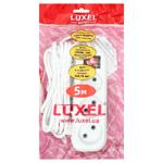 Luxel Extension Cord 3 Sockets 5m