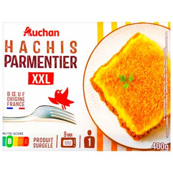 Запіканка Auchan картопляно-цибулева з м'ясом 400г