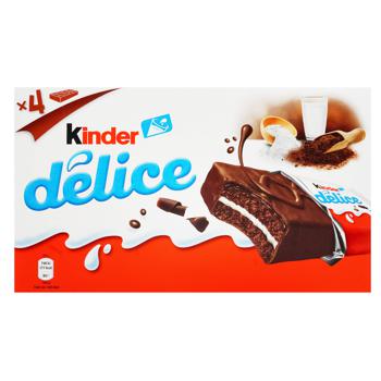 Пирожное Kinder Delice бисквитное шоколадное 156г - купить, цены на NOVUS - фото 2