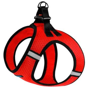 Barksi Mesh Vest Nylon Dog Harness XS 34cm Red