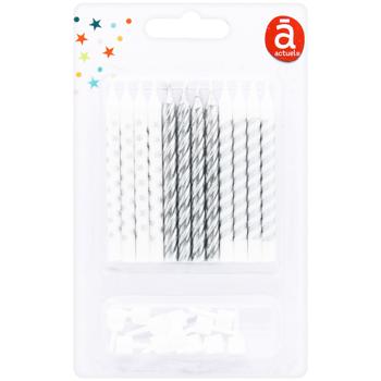 Actuel Cake Candles 7.5cm 12pcs - buy, prices for Auchan - photo 2