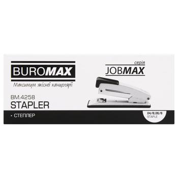 Buromax Jobmax Gray Metal Stapler №24/6 №26/6 - buy, prices for ULTRAMARKET - photo 2