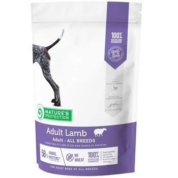 Сухий корм для собак Nature's Protection Adult All Breeds 12 кг - ягня - купить, цены на MasterZoo - фото 1