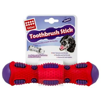 Іграшка для собак GiGwi Toothbrush Stick Паличка гума 21см - купити, ціни на MasterZoo - фото 1