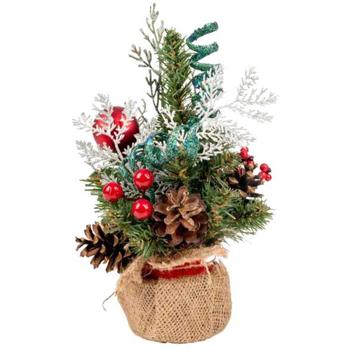 Ёлка искусственная Yes! Fun Рождественское чудо 25см