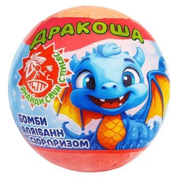 Бомбочка для ванн Аква Шайн Rainbow Дракоша 100г