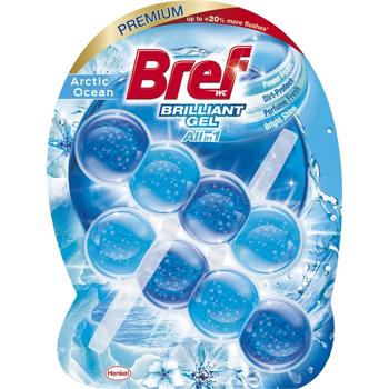 Блок для унітазу Bref Brilliant Gel Арктичний океан 42г*2шт - купити, ціни на - фото 2