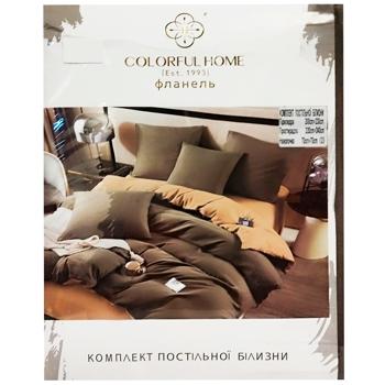 Colorful Home Flannel Bedding Set in Assortment - buy, prices for Vostorg - photo 2