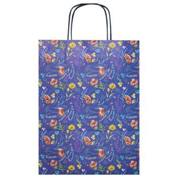 Подарунковий пакет Happycom Крафт Everyday Prints 26*12*34см - купити, ціни на МегаМаркет - фото 3