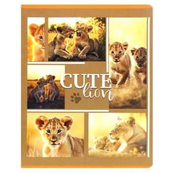 Зошит Тетрада в клітинку картонна обкладинка 48аркушів - купити, ціни на ULTRAMARKET - фото 3