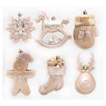 Rose Gold Decoration Set 6pcs