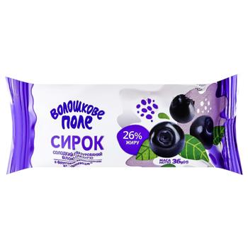 Voloshkove Pole Blueberries White Glazed Curd Snack 26% 36g - buy, prices for Ideal - photo 1