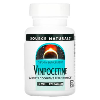 Source Naturals Vinpocetine Supports Cognitive Performance 10mg 120 tablets - buy, prices for Biotus - photo 1