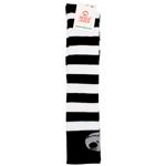 Nova Liniya Striped Skull Black White Kid's Golf Socks s.18-20/22-24