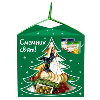 Kaserei Christmas Tree 3 Brie Cheese 50% 125g and Camembert Cheese 50% 125g Gift Set - buy, prices for METRO - photo 2