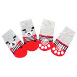 YIWU Non Skid Socks for Dogs s.S Red