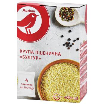 Крупа пшеничная Auchan булгур 4шт*100г
