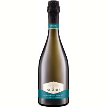 Shabo Gold Muscat White Semisweet Sparkling Wine 10.5-13.5% 0.75l