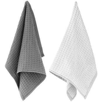 Ardesto Pique Gray Kitchen Towels Set 40x60cm 2pcs - buy, prices for - photo 3