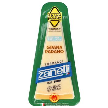 Сир Zanetti Грана Падано твердий 32% 200г - купити, ціни на ULTRAMARKET - фото 1