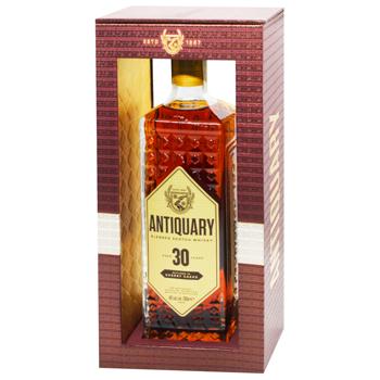 Antiquary 30yo Whisky 40% 0.7l - buy, prices for WINETIME - photo 1