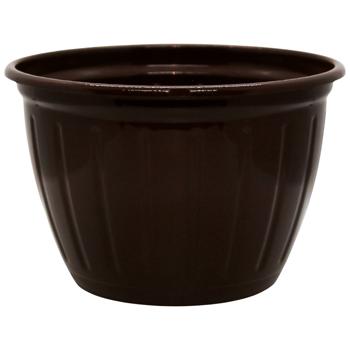 Кашпо подвесное Lot Plast венге 20см