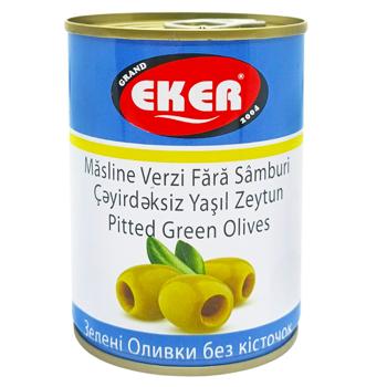 Eker Pitted Green Olives 300ml - buy, prices for COSMOS - photo 1