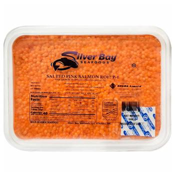 Ікра горбуші Silver Bay солона свіжоморожена 500г