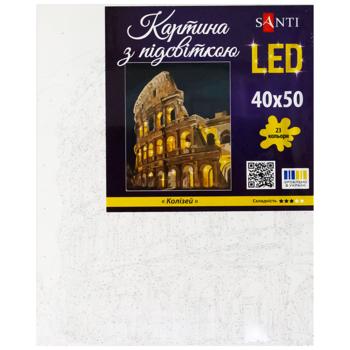 Картина за номерами Santi LED з підсвіткою 40х50см - купити, ціни на METRO - фото 6