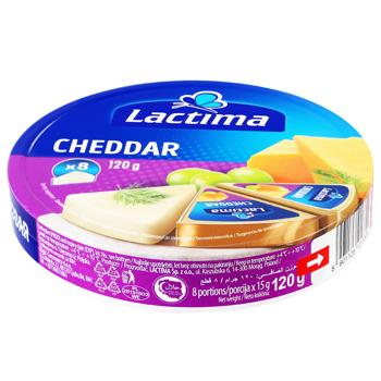 Lactima Cheddar Processed Сheese 40% 120g