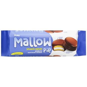 Печенье-сэндвич Beyoglu Mallow шоколадное с маршмеллоу 184г - купить, цены на Auchan - фото 1