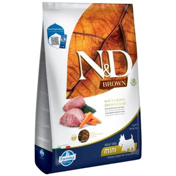 Farmina N&D Brown Dry Food with Lamb, Spirulina and Carrots for Small Breed Dogs with Brown Fur 5kg - buy, prices for MasterZoo - photo 1