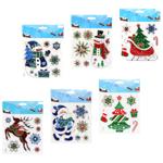 Наклейки новогодние Angel Gifts на окна в ассортименте