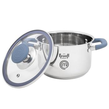 Krauff Pan with Glass Lid 2.7l 18cm - buy, prices for - photo 3